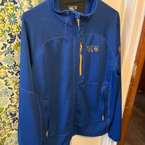 MOUNTAIN HARDWEAR ZIP UP BLUE JACKET SIZE MENS L
